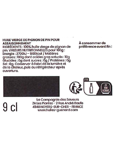 Huile de Pignon de Pin 100% vierge