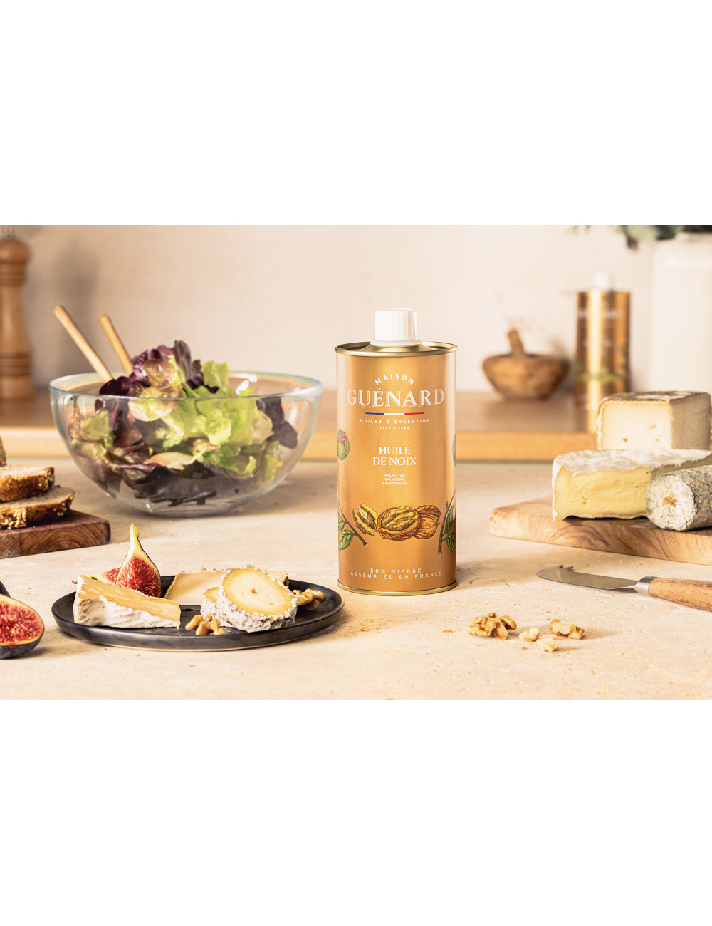 Huile de Noix gastronomique 50% vierge