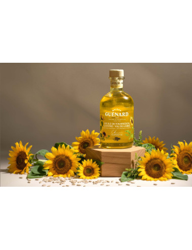 Huile de Tournesol 100% vierge - Signée Christophe Hay** Centre Val de Loire