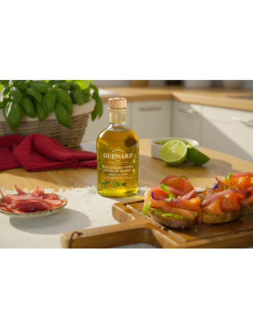 Huile d'olive vierge extra variété Aglandau 100% Française