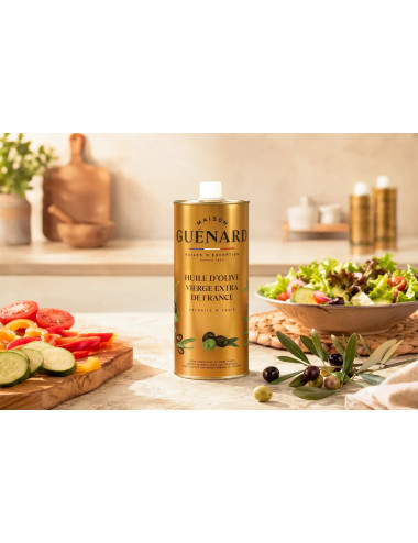 Huile d'olive de France vierge extra - Bidon 1L