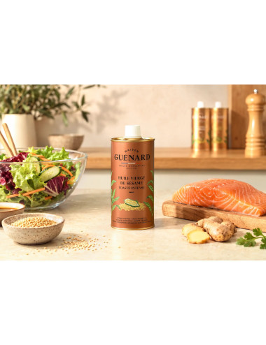 100% virgin sesame oil – intensely toasted