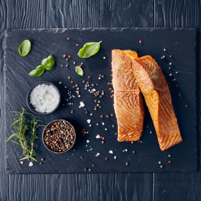 Recette de Saumon en croûte de sel et Mayonnaise à l'huile d'Avocat