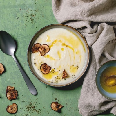 Recette de Velouté d'Artichauts à l'huile de Truffe