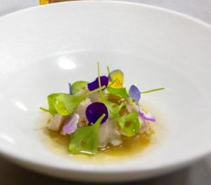 Recipe for Smoked Mullet with Linden Flower, by Christophe Hay**