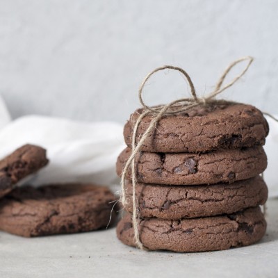 Recette de Biscuits au Chocolat et à l'huile de Noisette