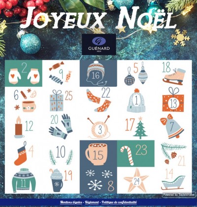 Calendrier de l'Avent Guénard 2021