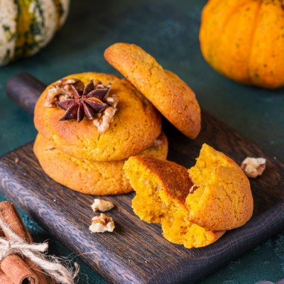 Recette de Cookies à la courge, à la cannelle & à l'Huile de Noix