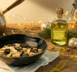 Mushroom and Truffle Risotto with Truffle Oil