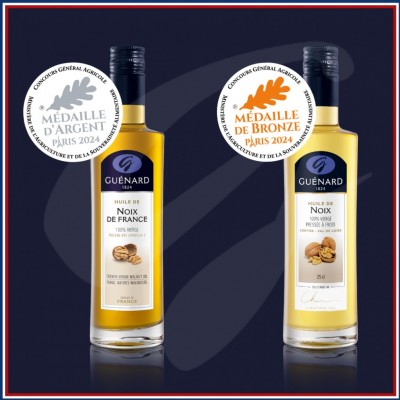 New Medals for our 100% French Walnut Oils!