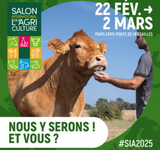 Rdv au Salon de l'Agriculture 2025