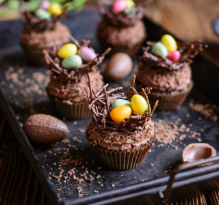 Nid de Pâques au chocolat x Huile de Noisette