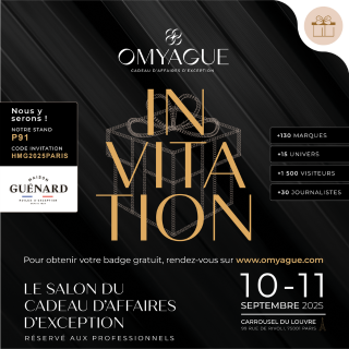Retrouvez-nous au salon des cadeaux d'affaires OMYAGUE
