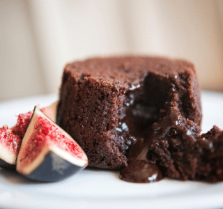 Fondant au chocolat à l'huile d'olive (sans beurre ni gluten)