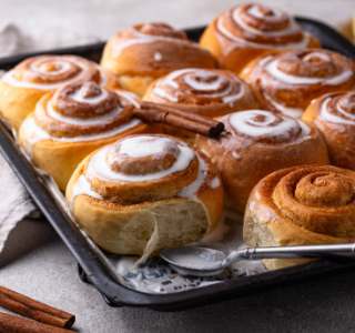Cinnamon Rolls à l'huile de noisette