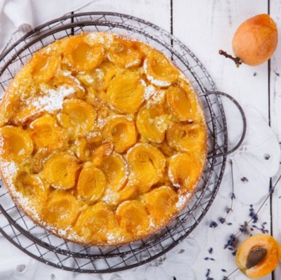 Apricot Pistachio Gratin