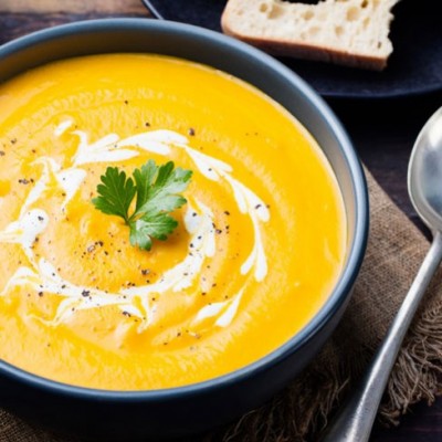 Recette de Velouté de potiron à la noisette